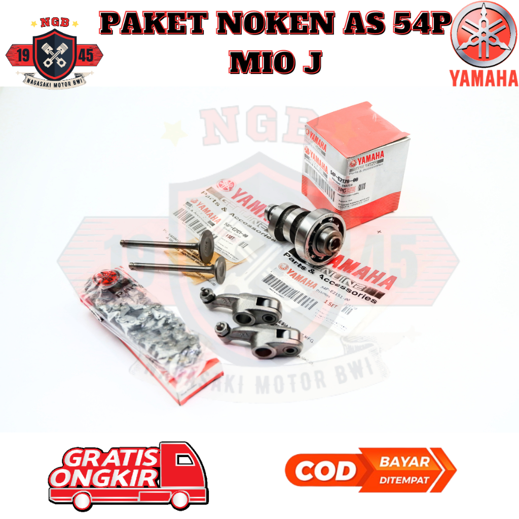 noken as mio - noken as mio j - Platuk Klep mio - Klep Set 54P - Rantai Keteng Kamprat Komplit 54P