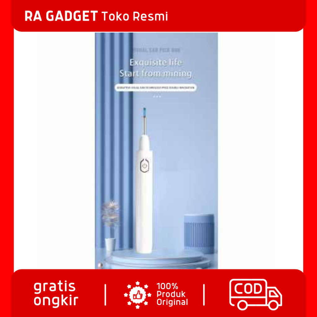 Kamera Endoskopi Pembersih Telinga Otoskop Endoscope Wireless /  Kamera Endoskop Endoskopi Android P