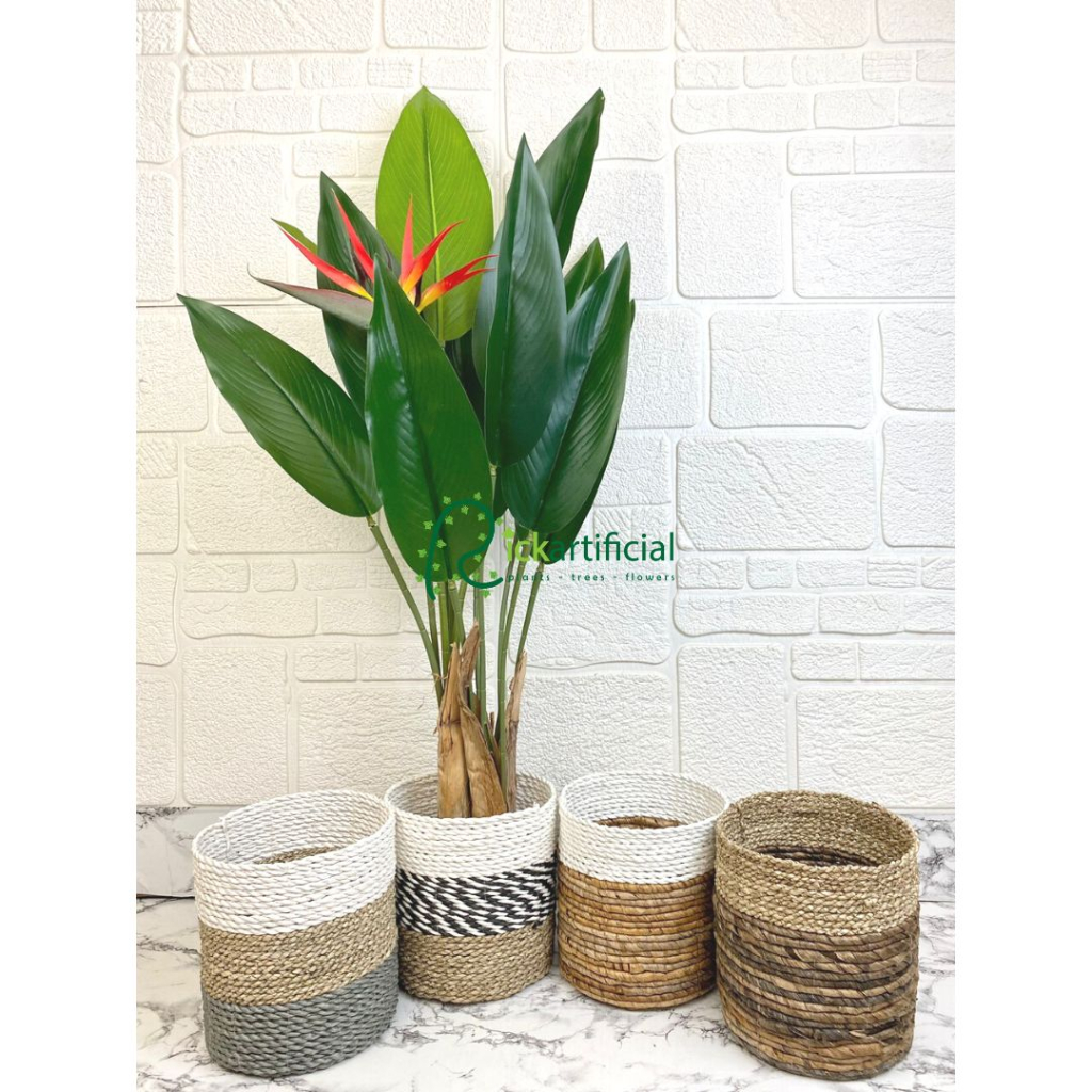 Pohon Artificial Tanaman Imitasi Heliconia Bird Of Paradise T120 Cover Seagrass Dekorasi Rumah