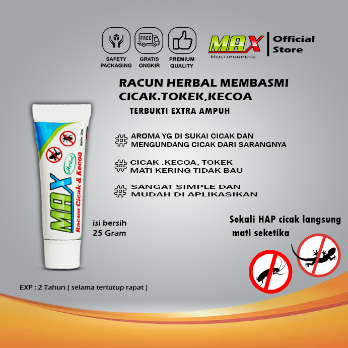 Racun cicak paling ampuh pembasmi kecoa pengusir pembunuh tokek mati  kering anti bau