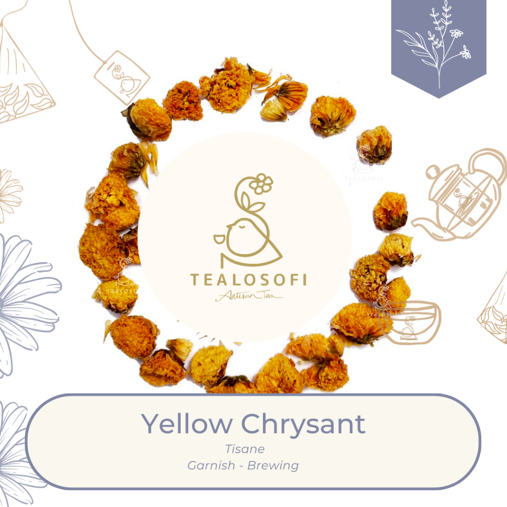 

Yellow Chrsanthemum - Herbal Tisane - Organic - Chrysant