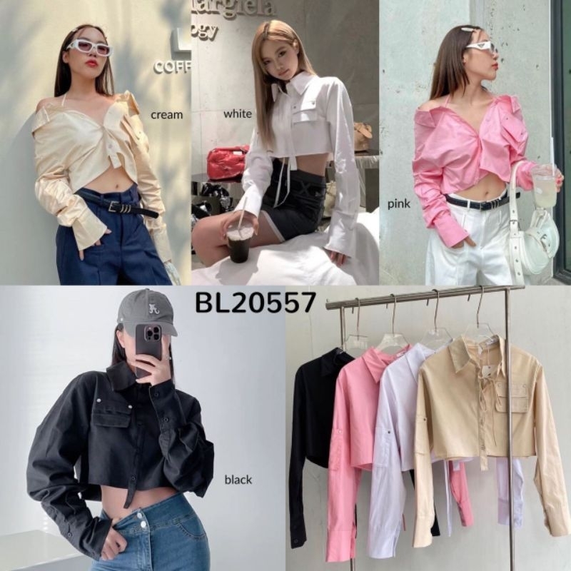 Denzel Multiway Strings Crop Shirt