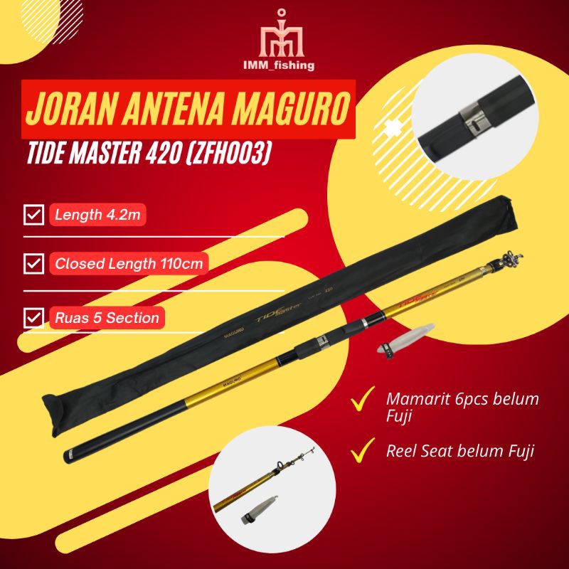 JORAN ANTENA MAGURO TIDE MASTER | Tongkat Pancing | Fishing Rod | Telescopic