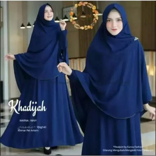 rrcollection20Terbaru Khadijah SyarI Set Hijab M L XL XXL 3XL  / Gamis Syar'i / Gamis Syari Set Jilb