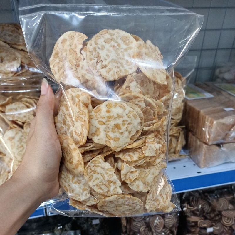

Ready Medan,keripik tempe/ kerupuk tempe/ tempe goreng/snack tempe premium