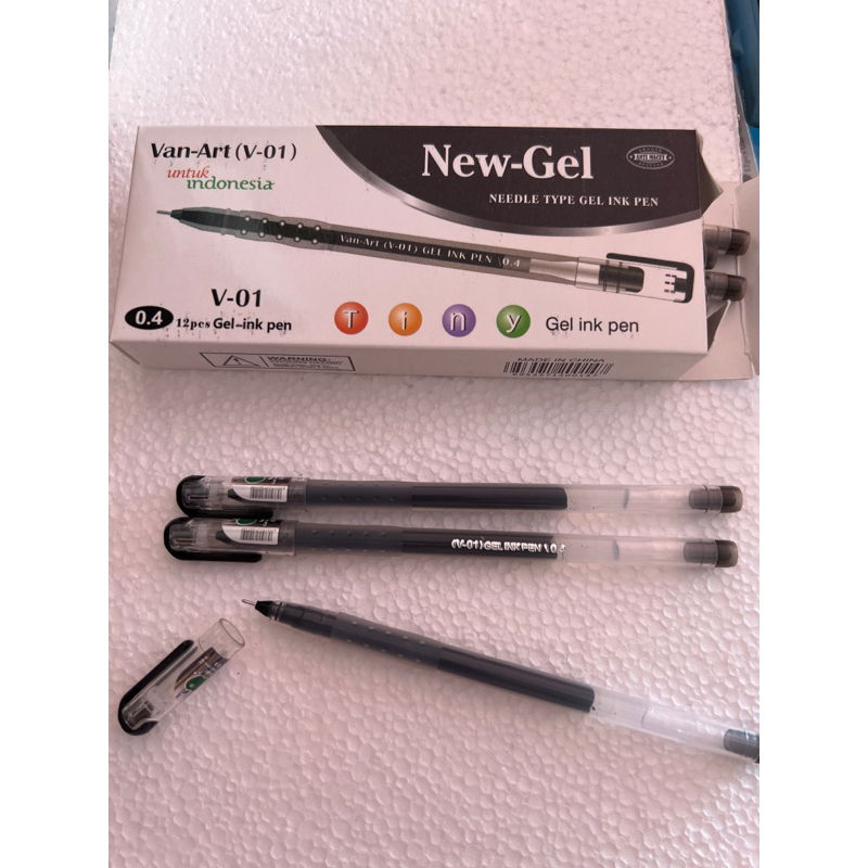 [ PCS ] PULPEN GEL INK PEN , PULPEN CAIR VAN ART V - 01 , PULPEN VAN ART