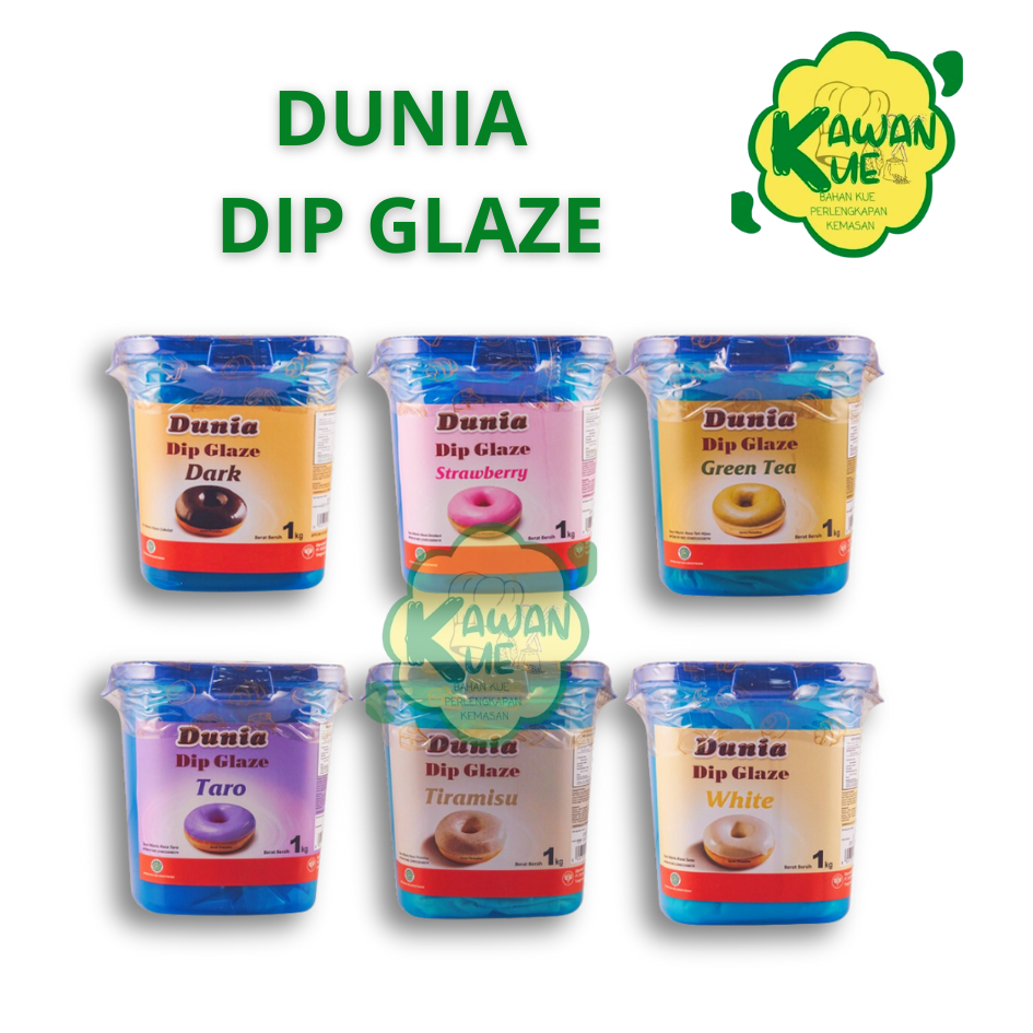 

DUNIA DIP GLAZE DONUT 1 KG / TOPING DONUT