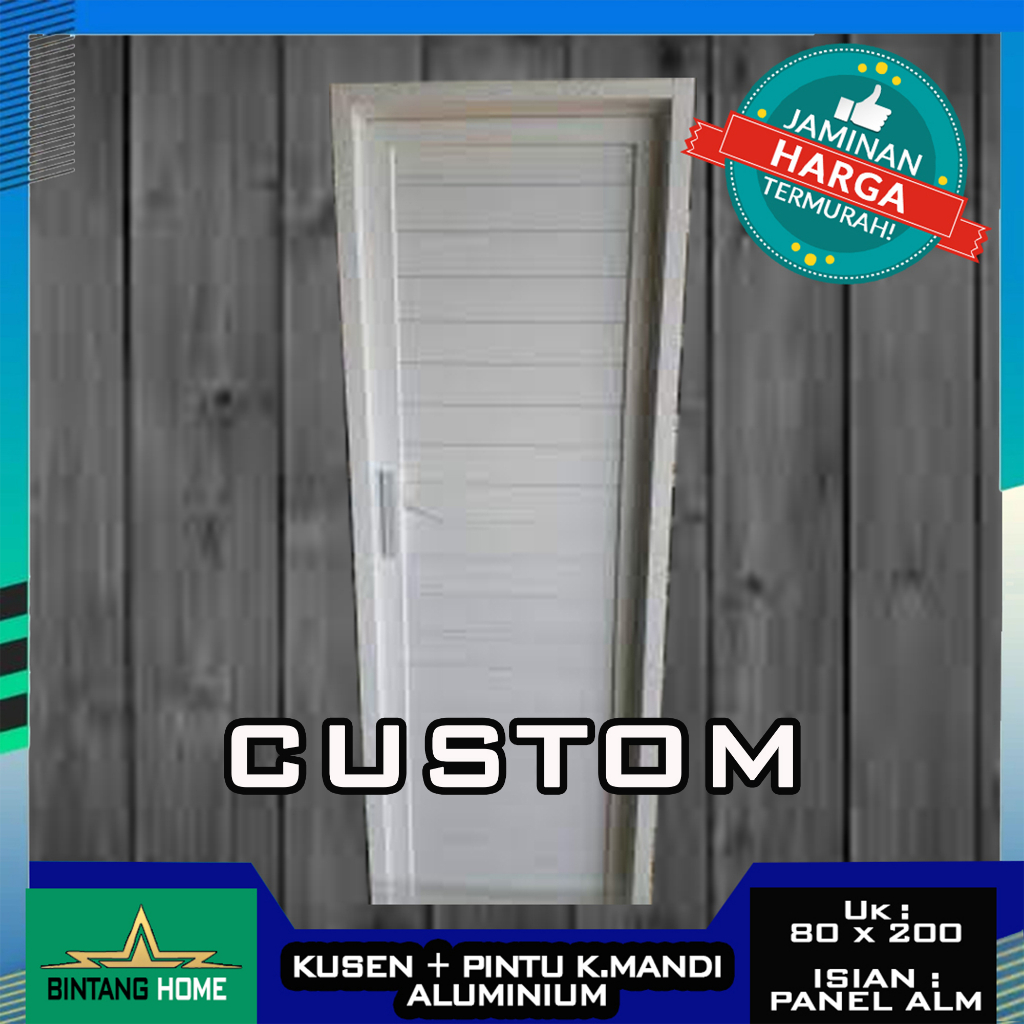 Kusen Pintu Kamar Mandi Aluminium Ukuran Custom