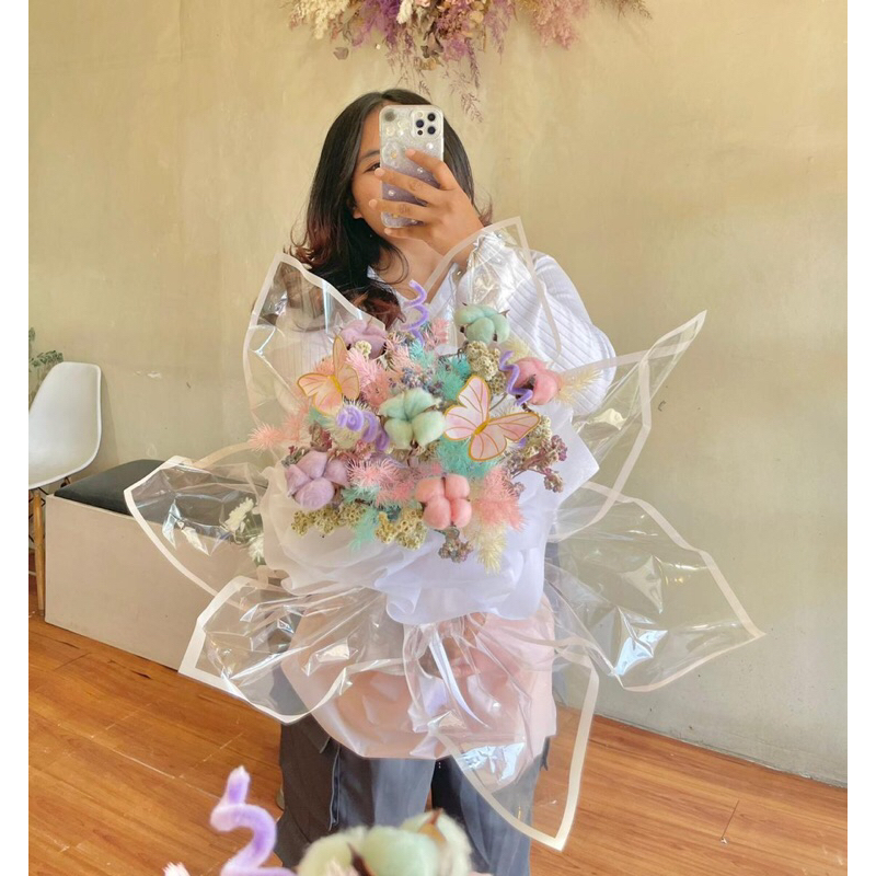 buket bunga besar unicorn hadiah wisuda dan ulangtahun