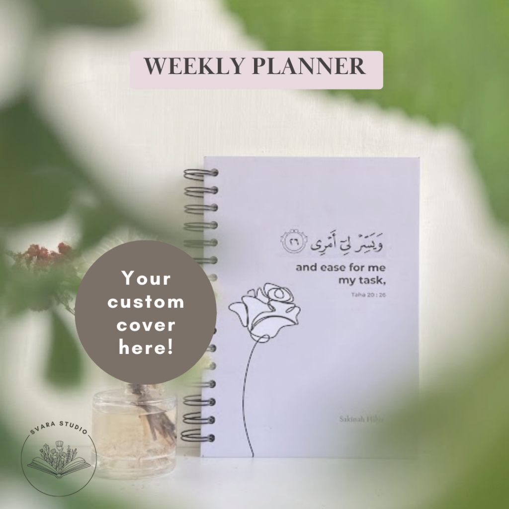 

Svara Weekly Planner Journal Notebook Aesthetic Custom Softcover Hardcover Lem Spiral Ukuran A5 Buku Diary Catatan Jurnal Agenda Kerja Kado Hampers Wisuda