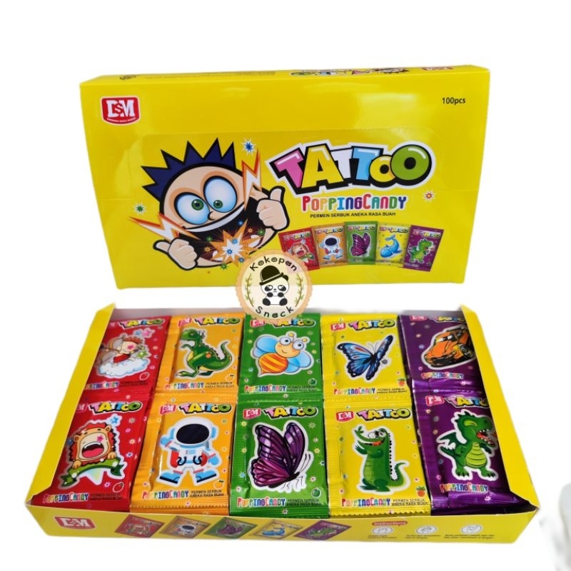 

DSM TATTOO POPPING CANDY BOX ISI 100