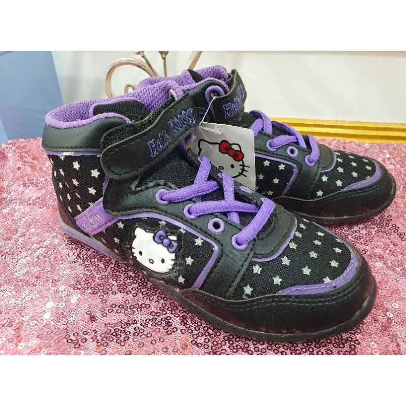 Sepatu Hello Kitty Boot Merk Ando X Sanrio / Sepatu Sekolah / Sepatu Hello Kitty