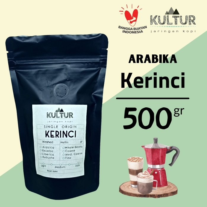 

COFFEE BEAN BIJI KOPI ARABIKA KERINCI 500 GR