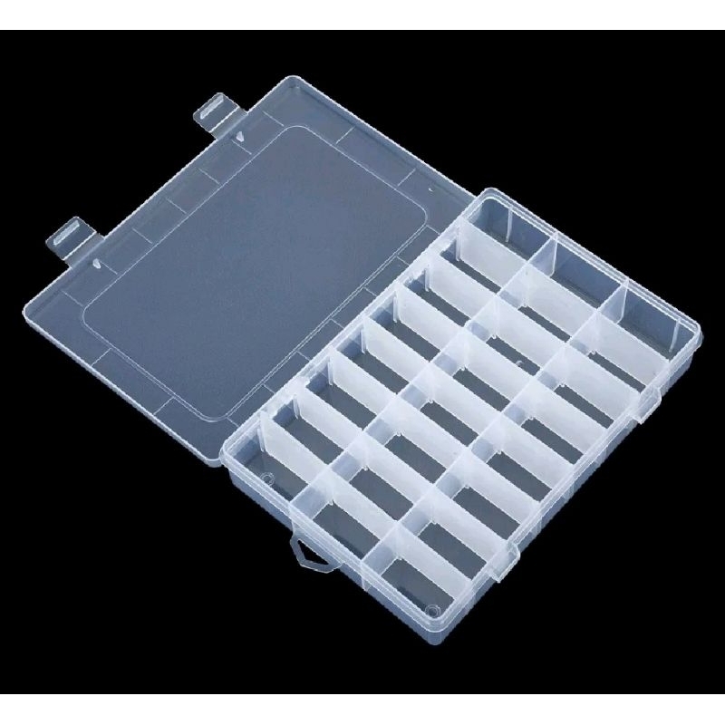 24 sekat Kotak penyimpanan serbaguna