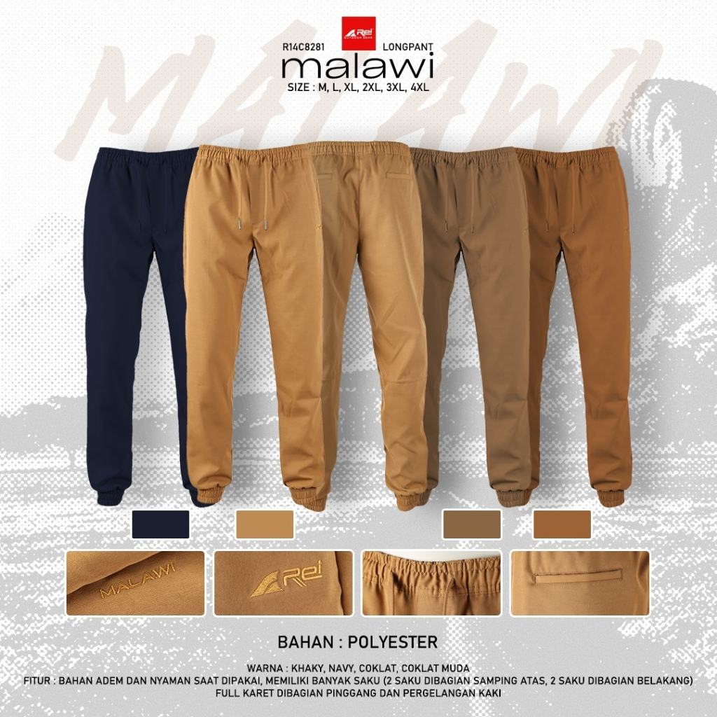 Celana Panjang Jogger Malawi Arei Outdoorgear