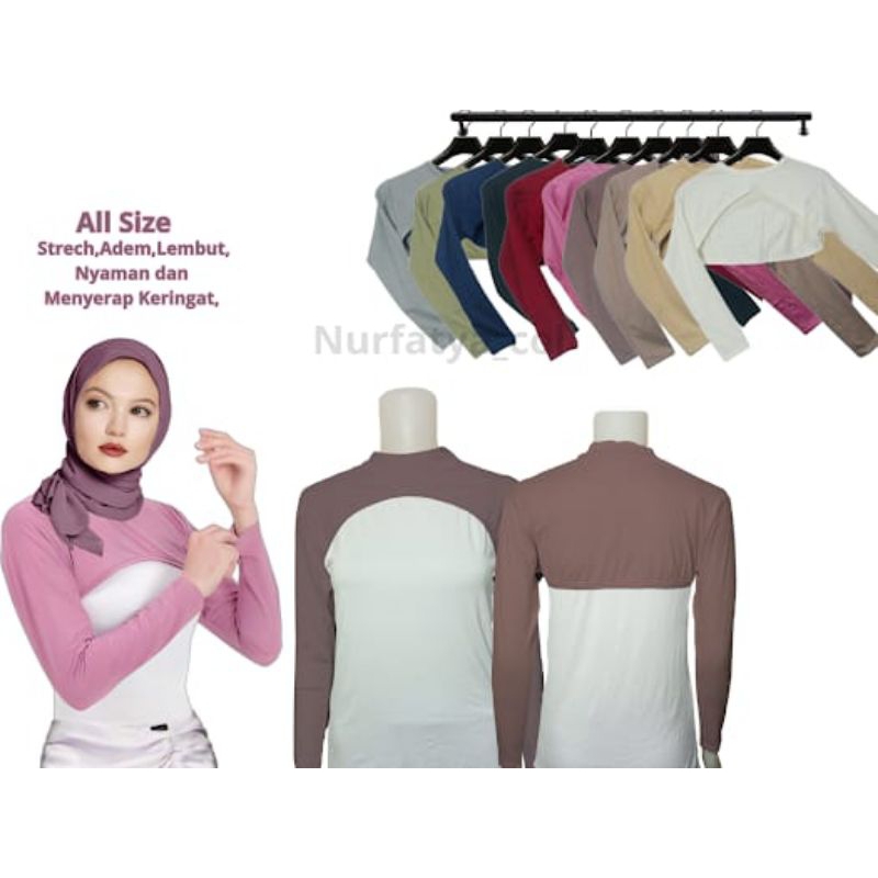 Manset Crop Top Inner Setengah Badan Kimberly