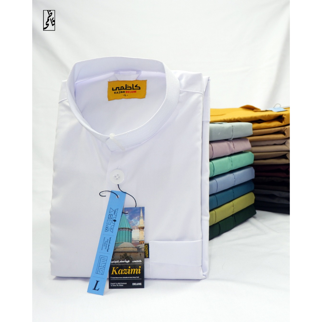 Koko Haibah KAZIMI Koko Model Ammu Putih Natural Abu Paris Slate Aquamarine Biru Elektrik Indigo Nav