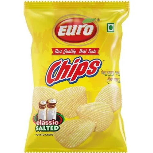 

POTATO CHIPS CLASSIC SALTED EURO 160g / Snack India / Keripik Kentang