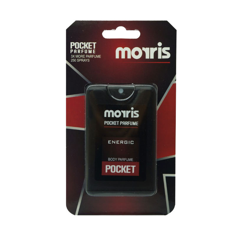 [BUY 4 GET 5] Morris Black Edition Series Paket Isi 4 GRATIS POCKET PARFUM ENERGIC