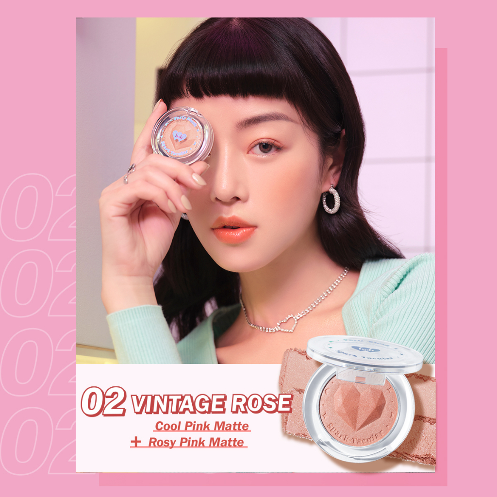 BNB barenbliss Spark-Tacular Party Blush Korea Blush On Pallete Make Up