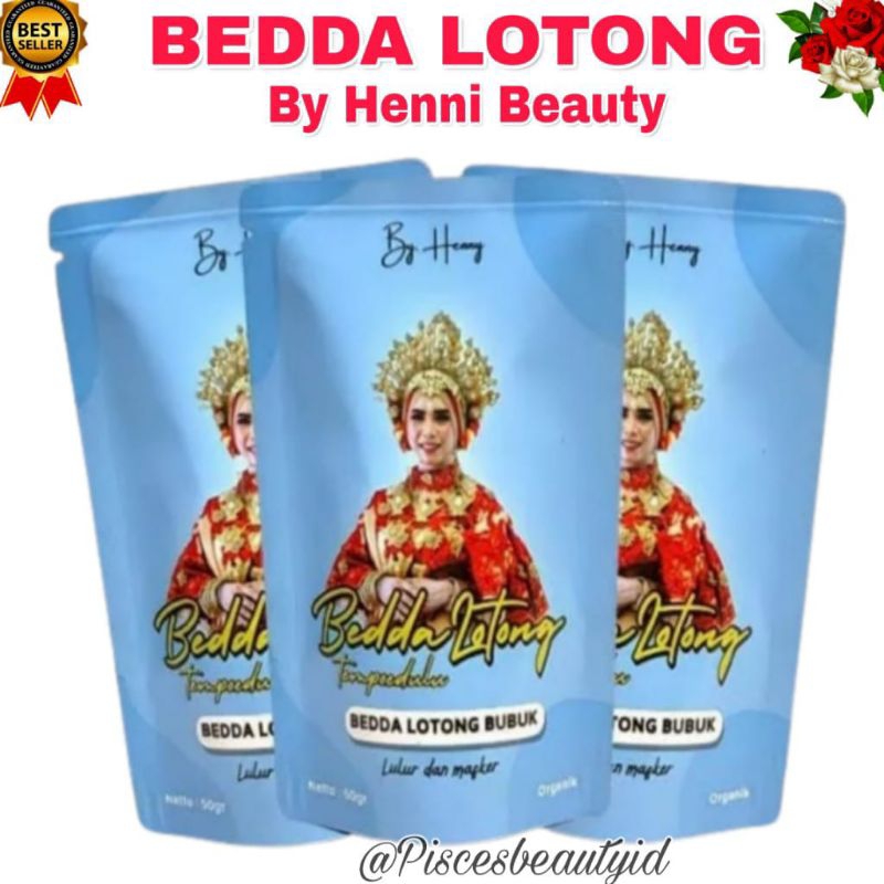 READY SIAP KIRIM‼️Lulur Bedda Lotong Henny Beauty / Bedda Lotong Henny Beauty / Lulur Bedda Lotong b