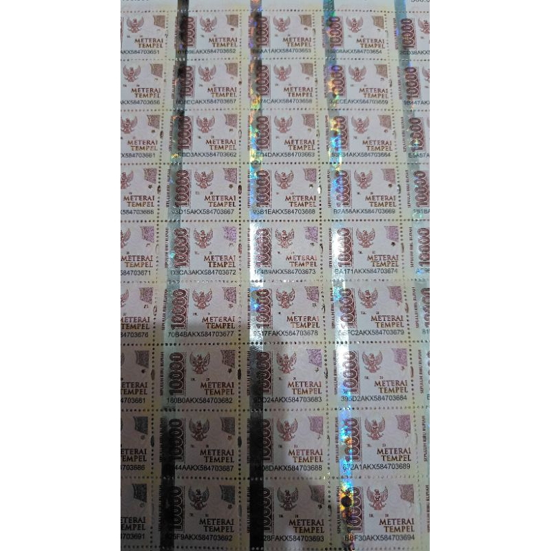 

MATERAI 10000
