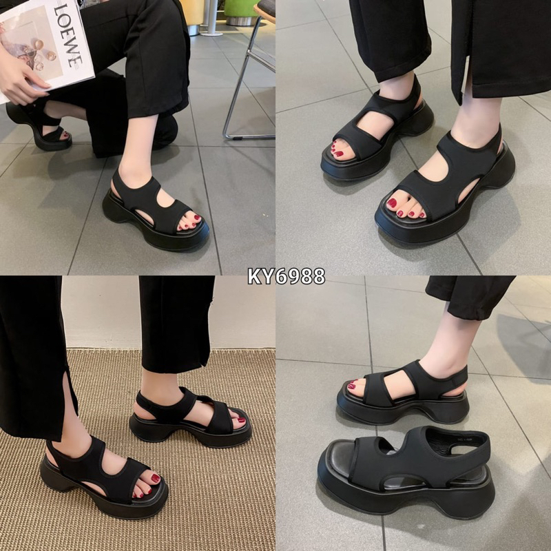 SandalS Wedges Bottom Breatheble Hiks Korea #ZKY6988