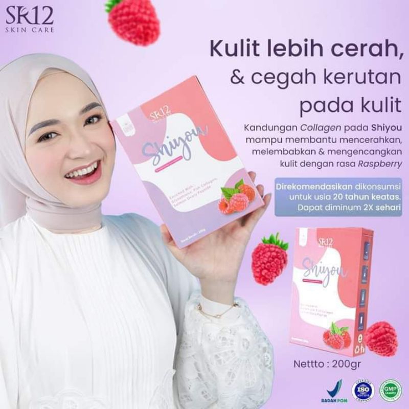 Minuman collagen drink Shiyou SR12 original collagen drink pemutih badan ampuh merata