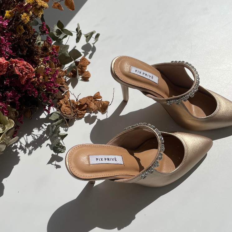 PixFootwear Pix Prive Celeste Heel - Sepatu Hak Pesta Wanita