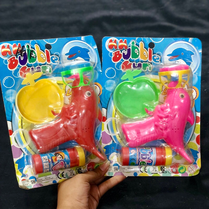 MAINAN BUBBLE GUN DOLPHIN GELEMBUNG BALON SABUN MAINAN BUBBLE GELEMBUNG MAINAN BALON AIR