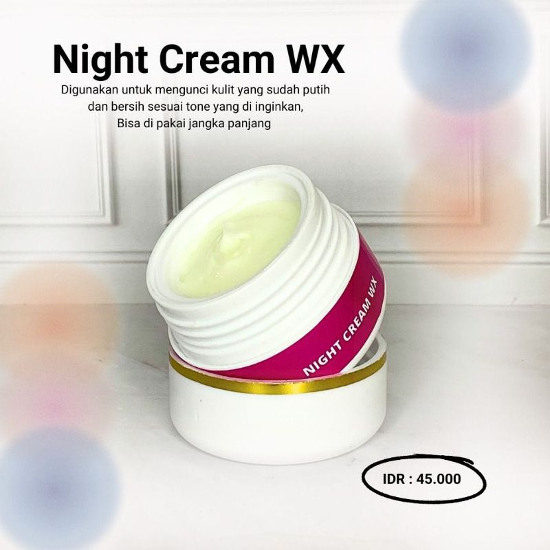 Terbaru Night Cream WX