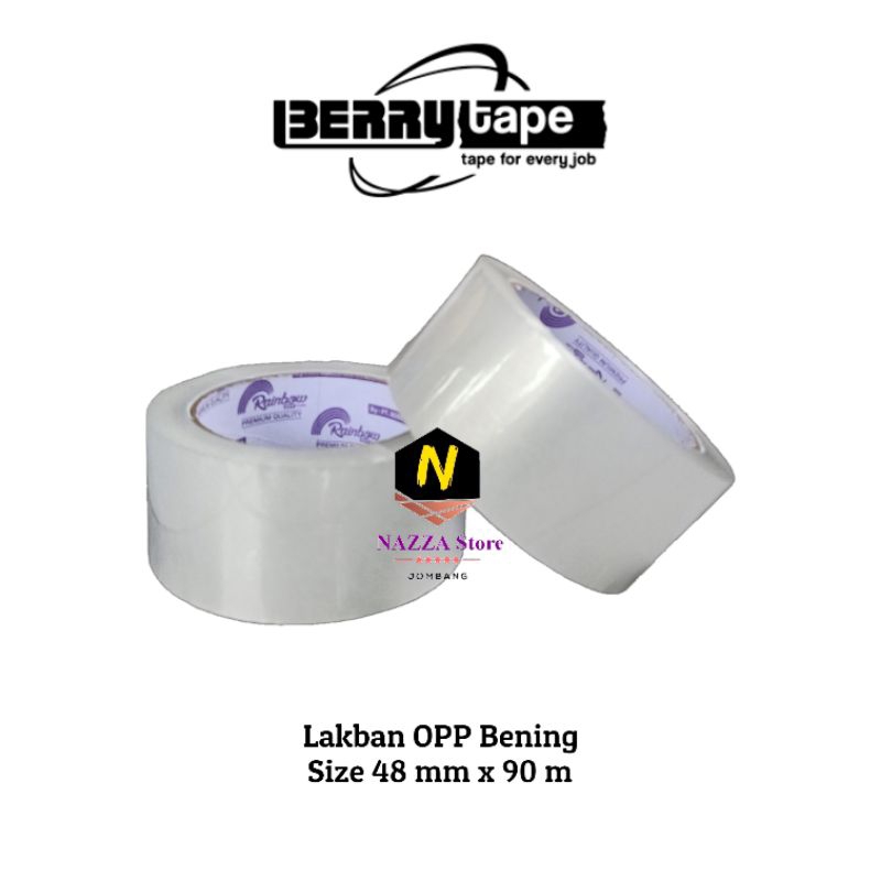 

Rainbow Lakban Solasi Besar Bening dan Coklat 48mm x 90 m