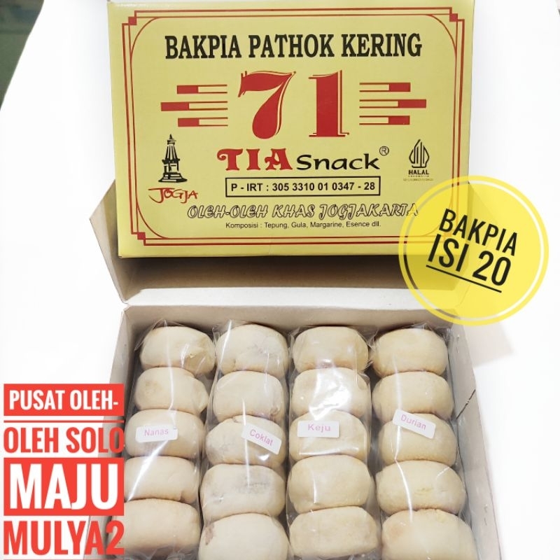 

Bakpia Pathuk Kering 71 Aneka Rasa