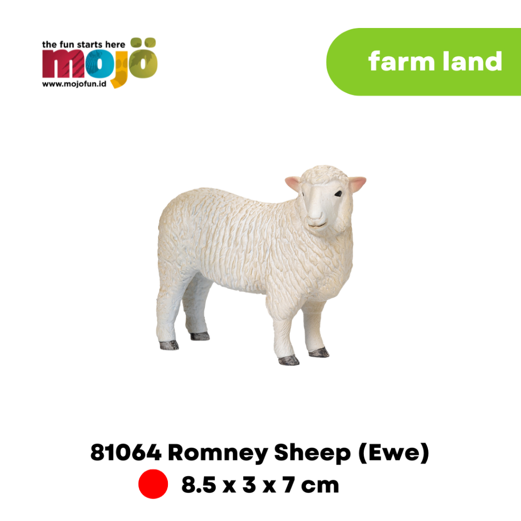 Mojo Fun Romney Sheep Ewe / Domba Betina 81064 - Farmland Collection
