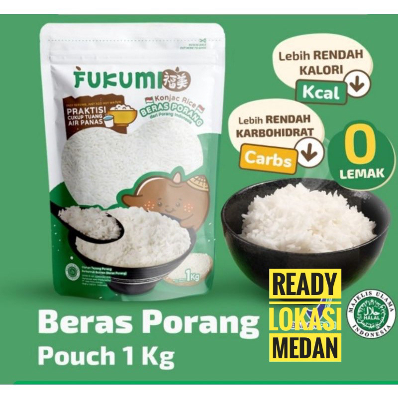 

Fukumi Beras Porang 1kg Konjac Rice