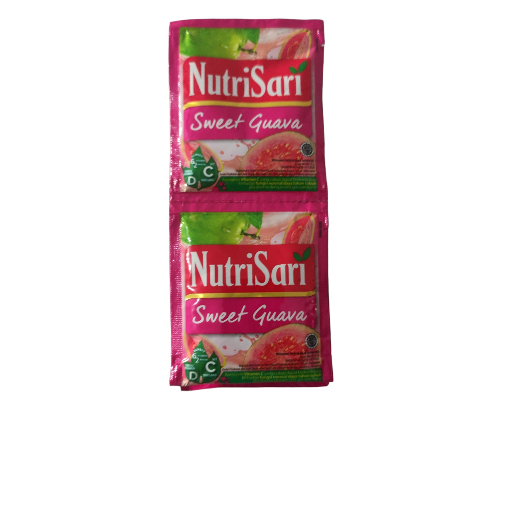 

Nutrisari Guava Renceng Ecer @10 Pcs/nutrisari renceng termurah/NUTRIFOOD Nutrisari RENCENG All Varian/Nutrisari renceng/Nutrisari Sachet 10*11gr All Varian termurah