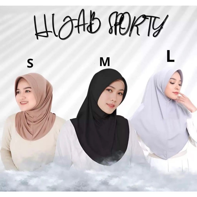 Hijab Sport Hamidah / Hijab Sport Olahraga