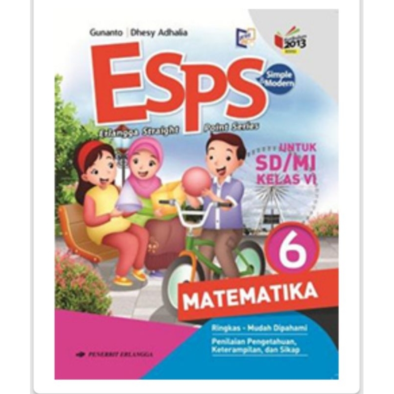 

Esps Matematika SD kelas 6/jilid 6 kurikulum K13 original