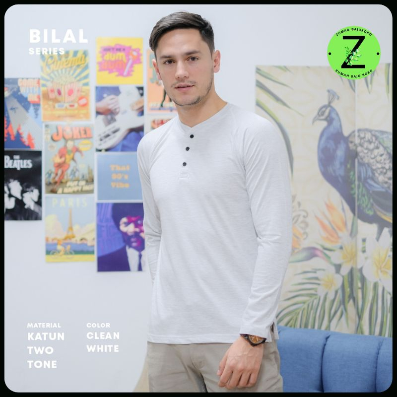 Baju atasan kemeja hem pakaian koko kokoh katun daily jumbo big size sholat nibras kurta qurta pakis