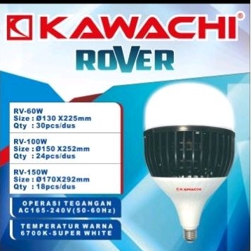 lampu kawachi 100 watt super terang kawachi rover