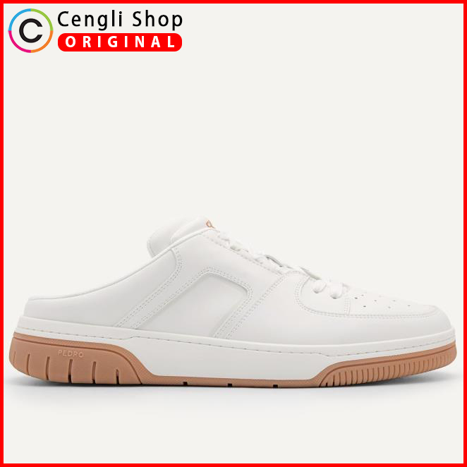 PM141 PEDRO SEPATU SANDAL PRIA ORIGINAL SNEAKERS SNEAKER SLIP ON CASUAL PUTIH WHITE