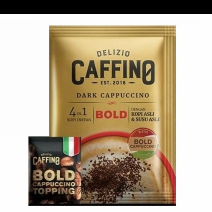 

kopi caffino premium dark capucino 15sachet /renceng