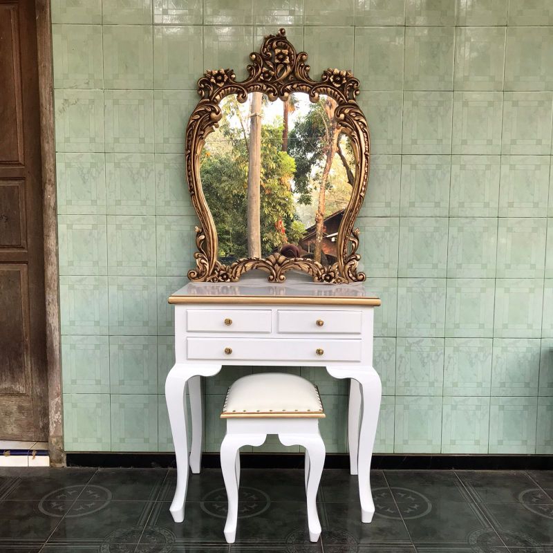 Meja rias jati klasik mewah JEPARA FURNITURE