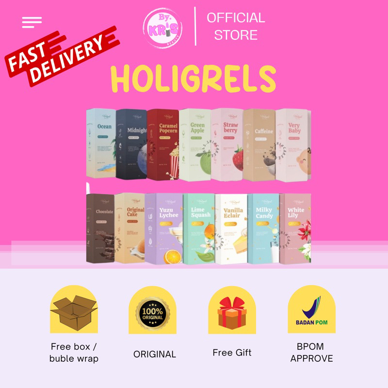 HOLIGRELS - Bodymist Holigrels