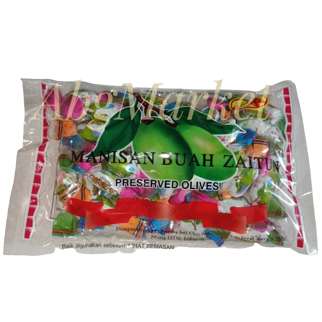 Manisan Buah Kana/ Buah Zaitun/ Juyinam/Preserved Olive Seed /Manisan Buah Zaitun tanpa biji 250g