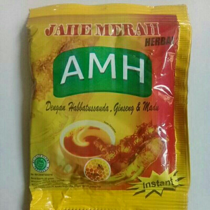 

~MOS~ Jahe Merah AMH. Jahe Instan. Jahe Serbuk. Minuman Jahe. Herbal