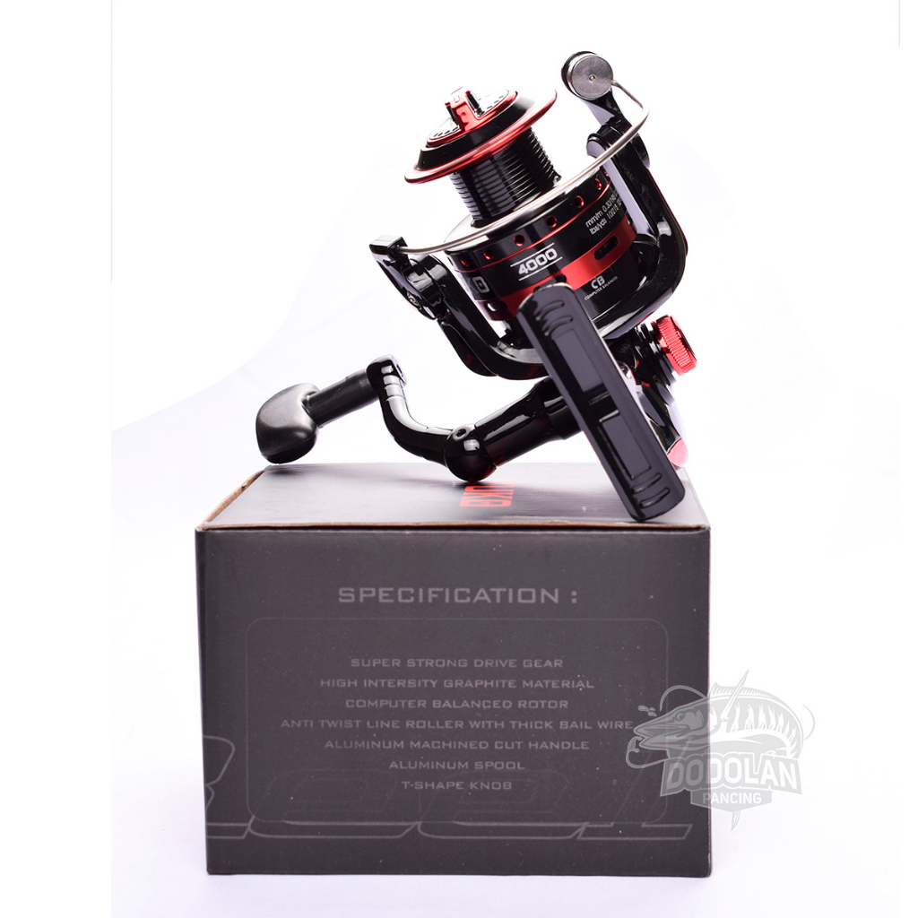 Reel Pancing Spinning Kaizen Yuko 4000 Dodolan Pancing