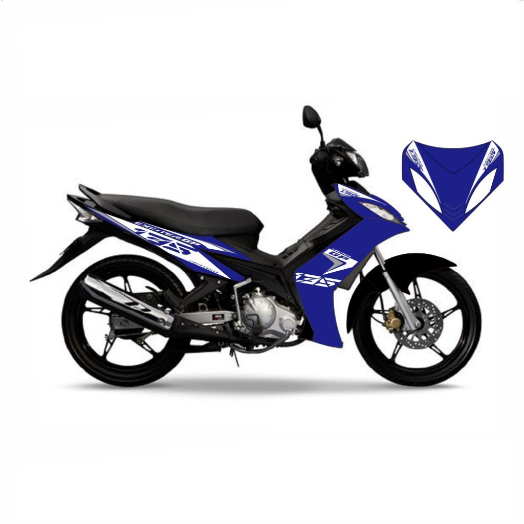 STICKER STRIPING TRANSPARAN YAMAHA JUPITER MX OLD EDISI GP