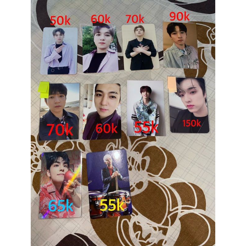 Official Photocard Day6 Jae Sungjin Young K Wonpil Dowoon