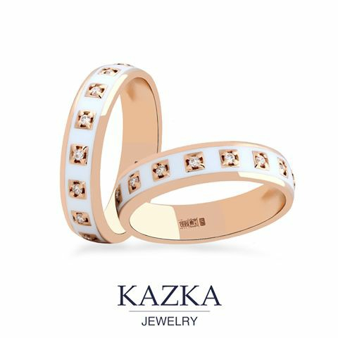 Wedding Ring Cincin Nikah Emas Palladium Cincin Kawin Couple Emas 18k & Palladium MT205